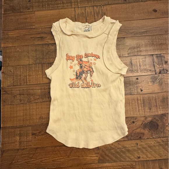 MODISH REBEL Long Live Cowboys Tank‎ Top - Picture 2 of 6